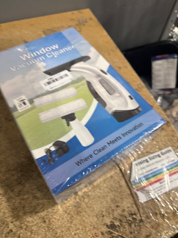 Photo 1 of **Factory Sealed** Window Vacuum Squeegee Cordless,280mm Wide Blade, 150ml Tank for Windows