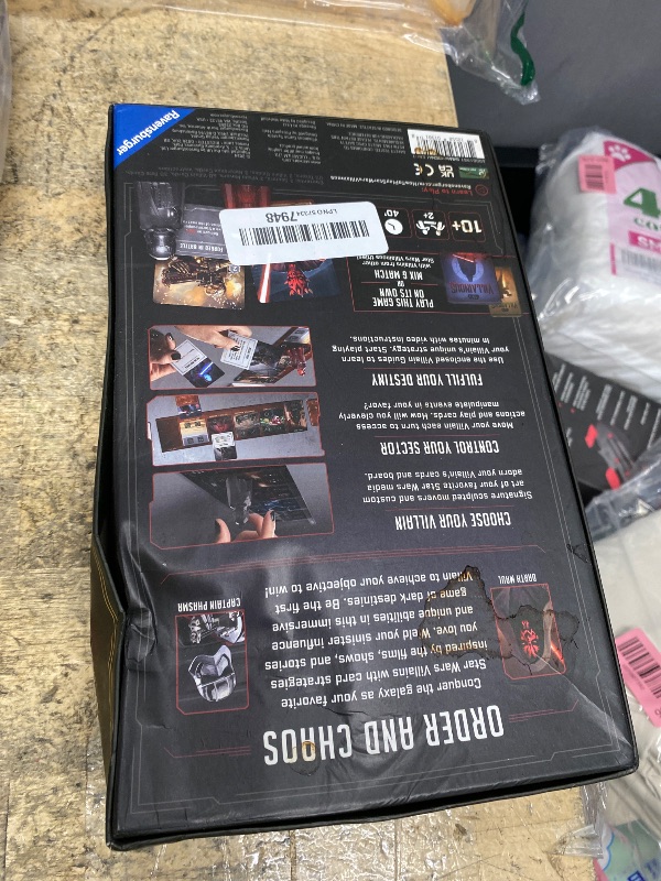 Photo 1 of **GAME IS DIRTY BUT CARDS ARE SEALED*** Ravensburger Star Wars Villainous Expandalone 2 Family Strategy Board and Card Game for Ages 10 and Up