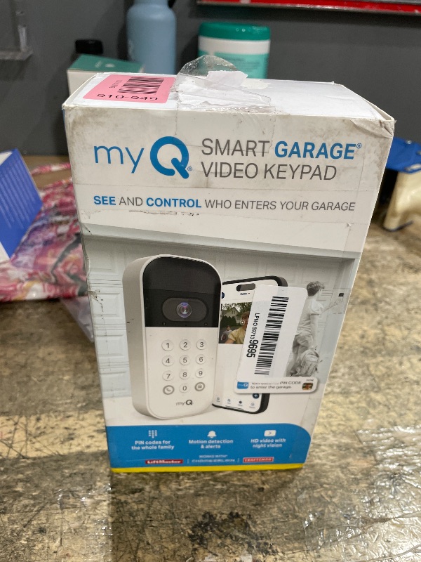 Photo 1 of **MISSING THE BATTERY** myQ Smart Garage Video Keypad with Camera