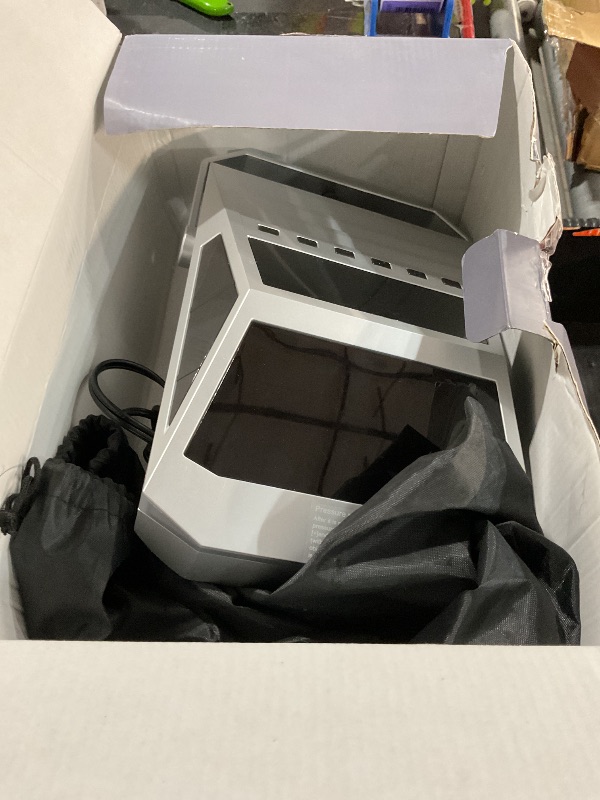 Photo 1 of **MISSING ACCESSORIES**50PSI Paddle Board Pump Electric Portable, High Pressure Sup Pump - Dual Stage Inflation, Auto Shut Off and Deflate for Stand Up Paddle Board/Car/Kayak/Bicycle (Silver-DC12V)
