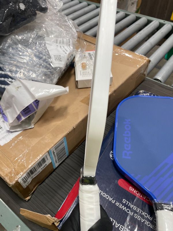 Photo 1 of ****SEE NOTES***Reebok - Pickleball Set for 2 Players, Fiberglass Power Paddles with 13mm Polypropylene Core, Comfort Grip Handles, Aero Flight Balls, Ideal for Sports and Enthusiasts