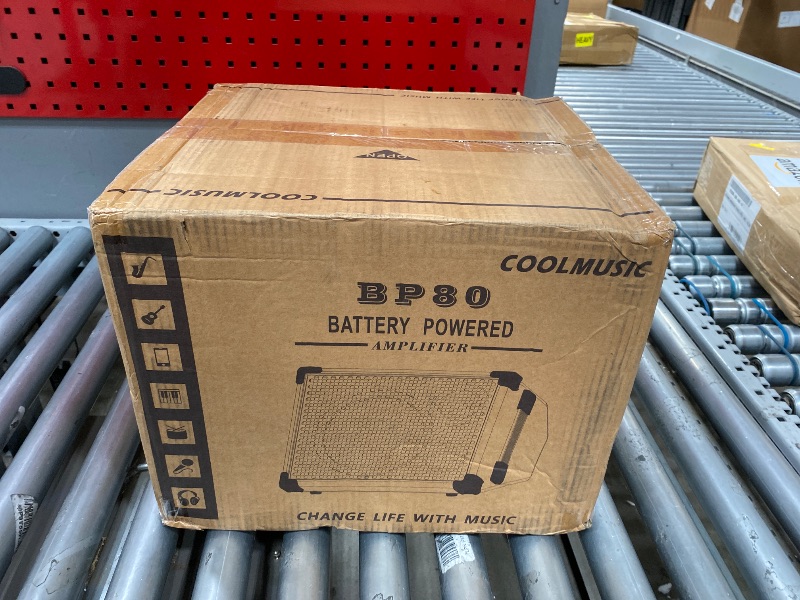 View 2 of ***FOR PARTS ONLY***
Coolmusic BP80 Battery Powered Acoustic Guitar Amplifier- Portable Bluetooth Speaker 100W, 6 Inputs,3 Band EQ,Black(3-Year Warranty)