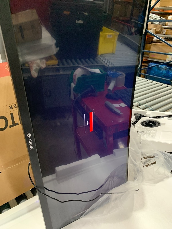 Photo 1 of *************RIGHT 1/5 OF SCREEN IS DAMAGED AND DOES NOT WORK***************
CRUA 34"WQHD 165Hz Ultrawide Curved Gaming Monitor, Height Adjustable Black
