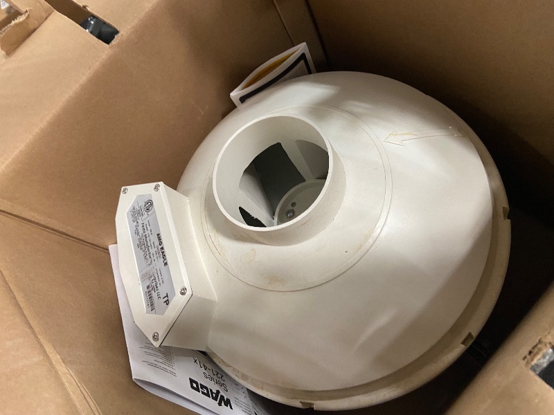 Photo 1 of ***HEAVILY USED***Festa AMG Eagle Radon Fan - Quiet and Energy Efficient 241 CFM Radon Mitigation System Inline Fan - 3" Electric Waterproof Inline Duct - Made with Sturdy Glass Reinforced Poly-Resin – White