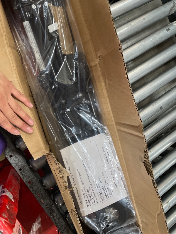 View 3 of **MISSING CANOPY** Dream On Me Aero Travel Umbrella Stroller, 1-Hand Fold, Lightweight, Black