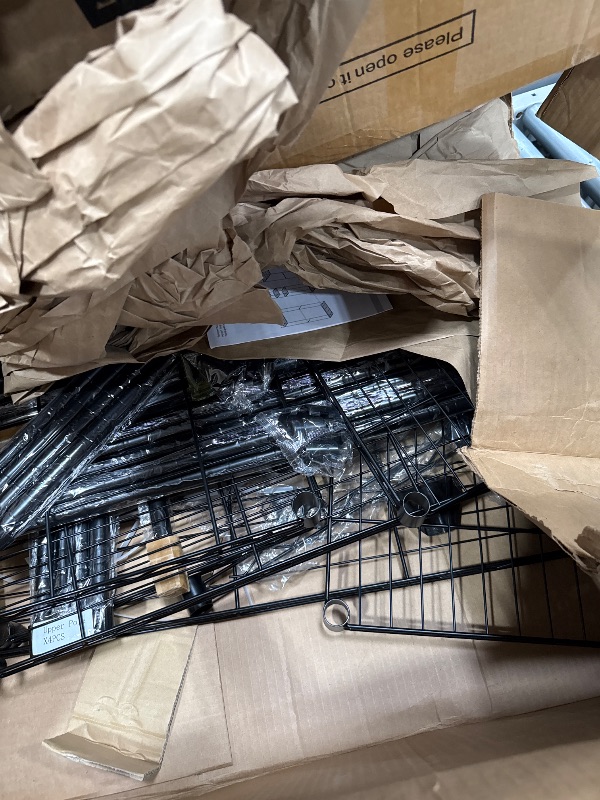 View 2 of *missing pieces* ULIFHOME E10L L-Shaped Clothes Rack for Corner?With Expandable Hanger Rod?Heavy Duty Freestanding Clothing Racks for Hanging Clothes?Portable Garment Rack 58-82"W x 30"D x 72"H?Max Load 900LBS?Black