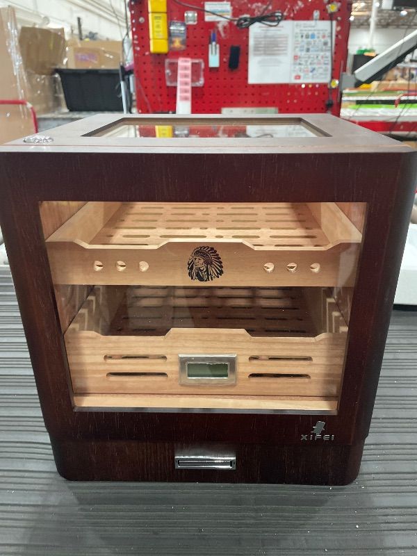 Photo 1 of ***SEE NOTES***XIFEI Cigar Humidor Cabinet with LED Lighting & Hygrometer