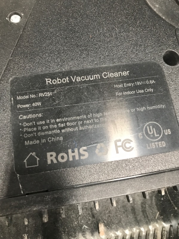 Photo 1 of ***DAMAGED - SEE NOTES/PICTURES***Robot Vacuum and Mop Combo with Self-Emptying, Customizable Map Cleaning with LiDAR Navigation, 6000Pa Suction, Smart No-Go Zones, 70Days Hands-free Robotic Vacuum Cleaner for Floor, Carpet, Pet Hair