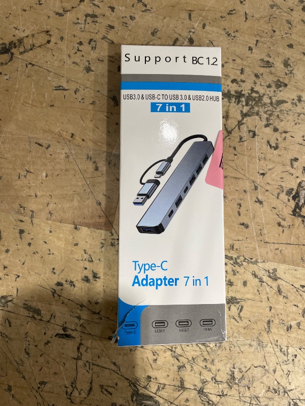 Photo 1 of ?Upgrade? USB C/USB Hub, BERLAT Aluminum 7 in 1 USB C & USB Hub with USB 3.0, USB 2.0 Ports for PC/Laptops/MacBook Pro/Air/iMac/iPad and More Devices