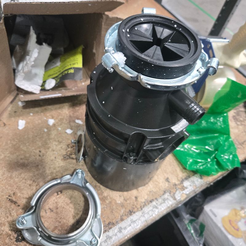 Photo 1 of ***MISSING PARTS***
InSinkErator Badger 5XP Garbage Disposal, Standard Series 3/4 HP Continuous Feed Food Waste Disposer, Black / Stainless