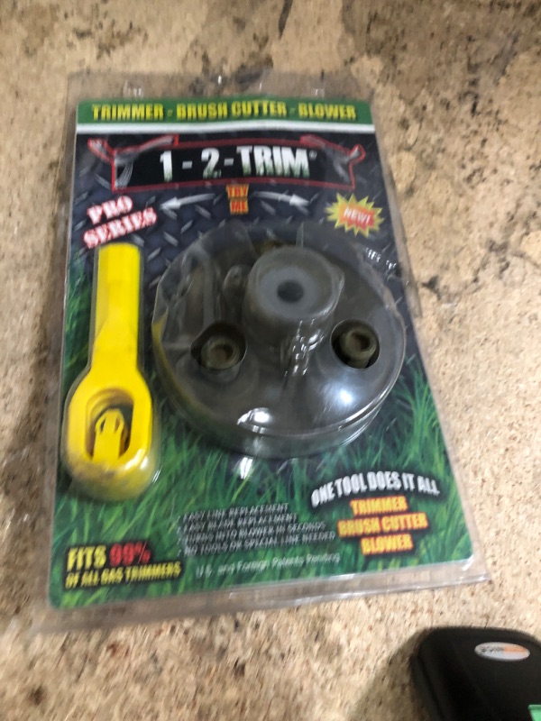 Photo 1 of 1-2-trim Pro Series Blade - Line - Blower Gas Trimmer Universal Weed Eater Head Replacement