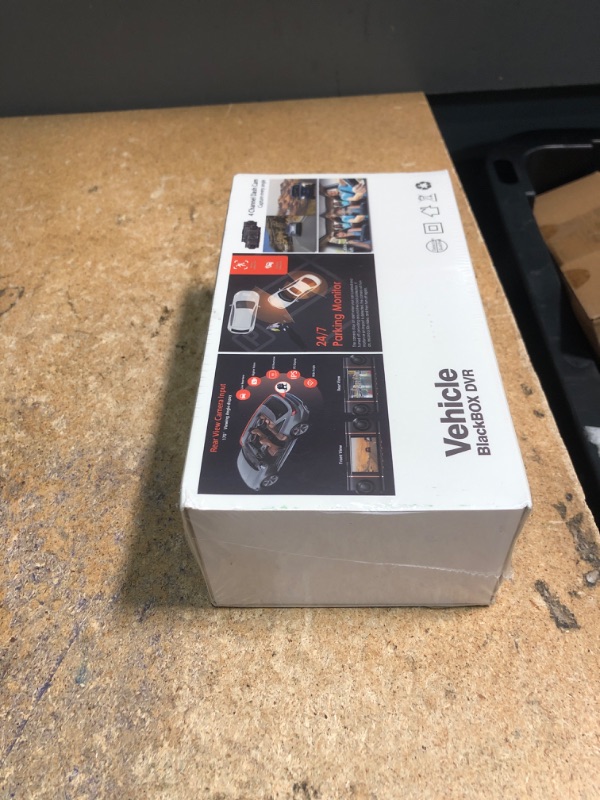 Photo 1 of *FACTORY SEALED* 4K+1080P*3 FHD Car Camera, 4 Channel 360° Dash Cam Front Rear Inside & Left Right, 5GHz WiFi & App Control, 24H Parking Mode, G-Sensor, 8 IR Lamps Night Vision, Loop Recording, Includes 64GB SD Card
