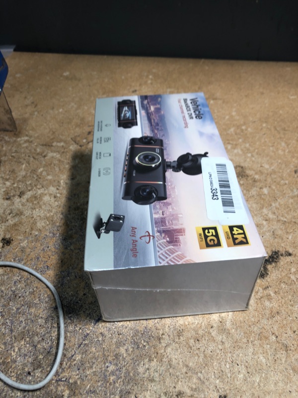 Photo 1 of *FACTORY SEALED* 4K+1080P*3 FHD Car Camera, 4 Channel 360° Dash Cam Front Rear Inside & Left Right, 5GHz WiFi & App Control, 24H Parking Mode, G-Sensor, 8 IR Lamps Night Vision, Loop Recording, Includes 64GB SD Card