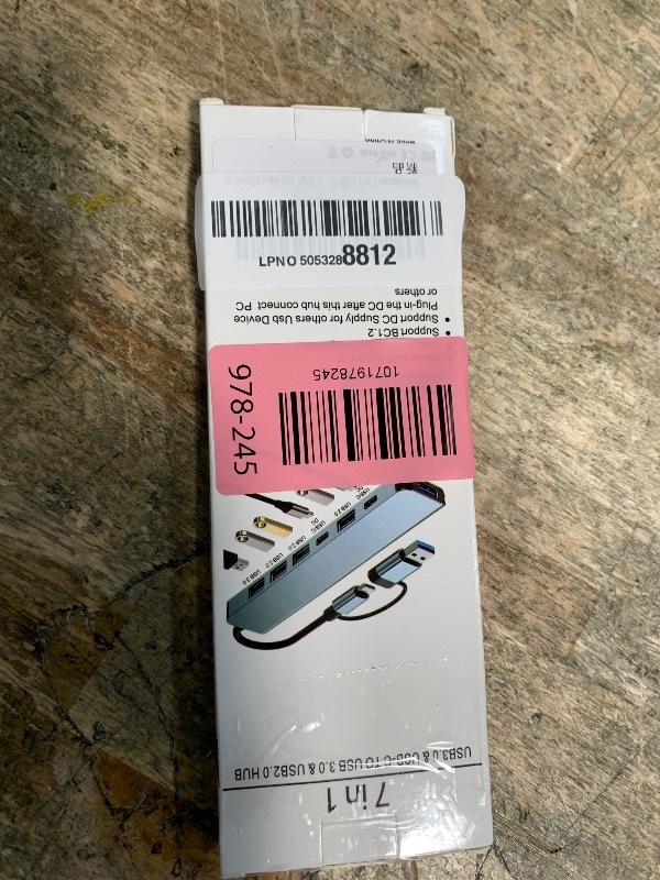 Photo 1 of ?Upgrade? USB C/USB Hub, BERLAT Aluminum 7 in 1 USB C & USB Hub with USB 3.0, USB 2.0 Ports for PC/Laptops/MacBook Pro/Air/iMac/iPad and More Devices