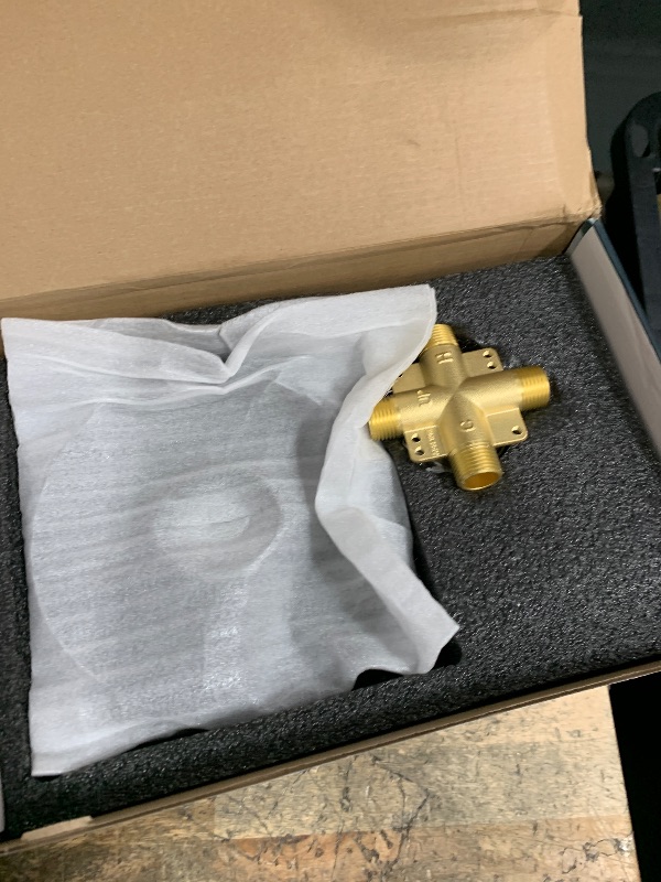 Photo 1 of ***********FOR PARTS ONLY- Missing parts**********
HoliSpa Tub Shower Faucet, Matte Black Shower Faucet Set with 8-Inch All-Metal Rainfall Showerhead and Bathtub Spout, Single-Handle Tub Shower-Trim Kit Included Valve, Matte Black