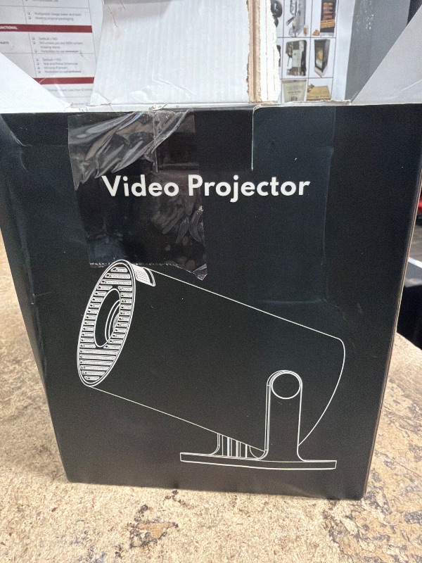 Photo 1 of [Built-in Apps] CLOKOWE Mini Projector with WiFi and Bluetooth, 2026 Upgraded 1080P Smart Portable Projector with 180° Rotation, Auto Keystone, Compatible with iPhone/Android/Laptop/TV Stick/HDMI/USB