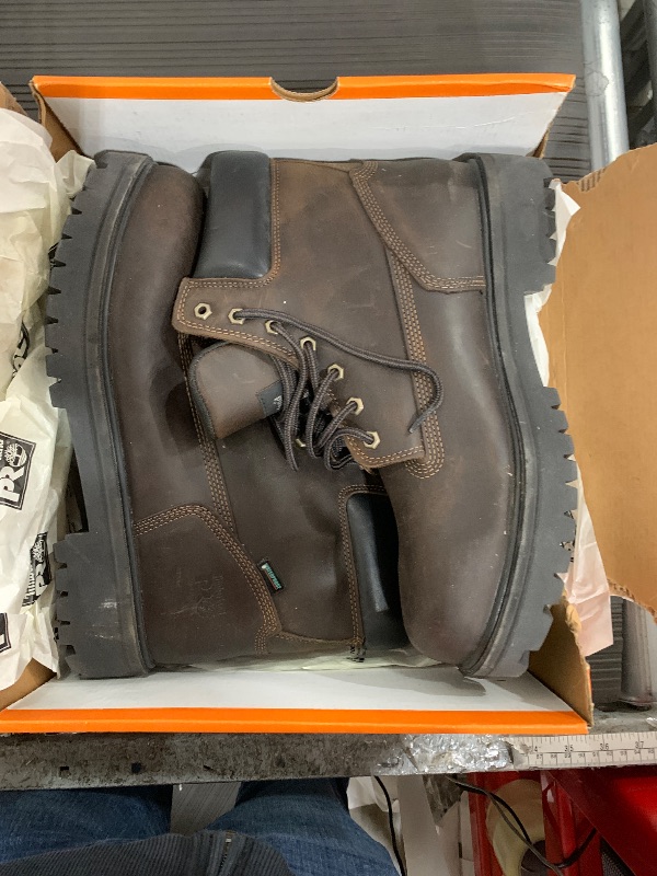 Photo 1 of Timberland PRO Men's Direct Attach 6 Inch Soft Toe Insulated Waterproof Industrial Work Boot, Brown-2024 NEW, 13 M