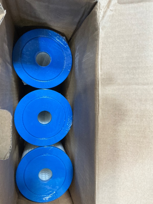 Photo 1 of ***Stock Pic for Reference***Membrane Solutions 20 Micron Pleated Water Filter Home 10"x4.5" Whole House Heavy Duty Sediment Replacement Cartridge Compatible with ECP10-1,ECP20-BB,R50-BBSA,FXHSC,CB1-SED10-BB (3 Pack)