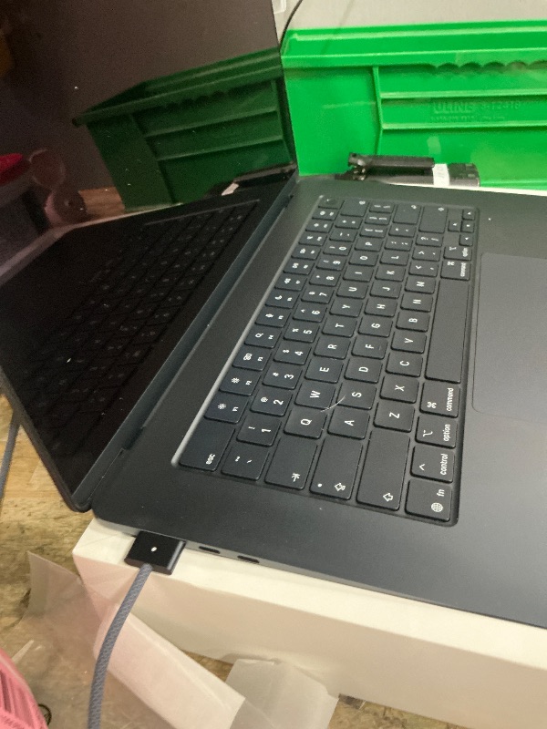 Photo 1 of ***SEE NOTES***Apple 2026 MacBook Air 15-inch Laptop with M5 chip: Built for AI, 15.3-inch Liquid Retina Display, 24GB Unified Memory, 1TB SSD, 12MP Center Stage Camera, Touch ID, Wi-Fi 7; Midnight