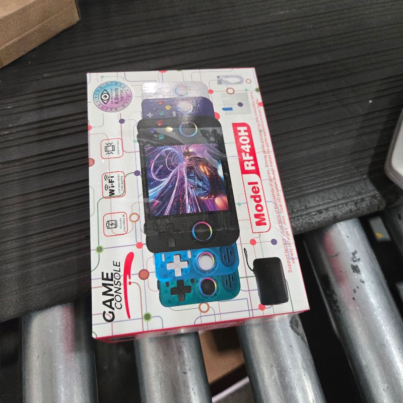 Photo 1 of ***PARTS ONLY , NON FUNCTIONAL ** RF40H Handheld Game Console, 4.0" Retro Gaming Console Preloaded 20,000+ Classic Games, Open Source Linux System, Support WiFi Online Play, Portable Pocket Hand Held Video Game (Purple)