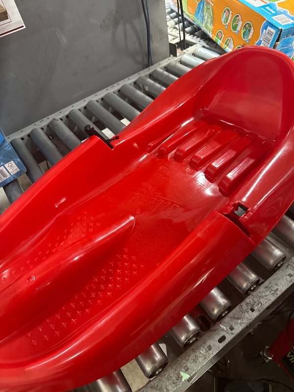 Photo 1 of **MISSING ON EHANDLE**plastic red snow sled