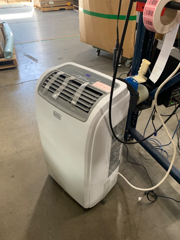 Photo 1 of **PARTS ONLY** BLACK+DECKER Portable Air Conditioner,14,000 BTU Cooling, 12,000 BTU Heating for Rooms up to 700 Sq. Ft., Smart AC Unit with Follow Me Remote, BPACT14HWT, White