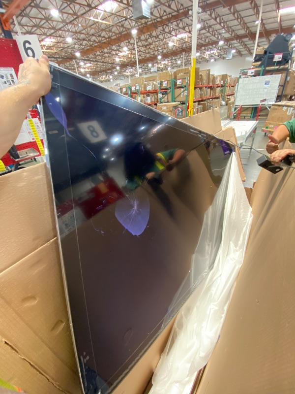 Photo 1 of ***DAMAGED SCREEN*** TCL 98 Inch Class QM8L Series | SQD-Mini-LED QLED Smart TV | 98QM8L, 2026 Model | 144Hz | Ultimate Color Brightness & Contrast | Google AI Bang & Olufsen | Voice Control Gaming Streaming Television