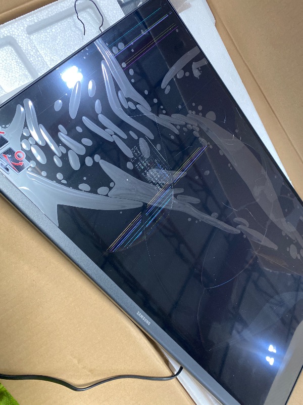 Photo 1 of **DAMAGED ACREEN*** Samsung 24" (S30GD) Essential Monitor with IPS Panel and Tilt Only Stand