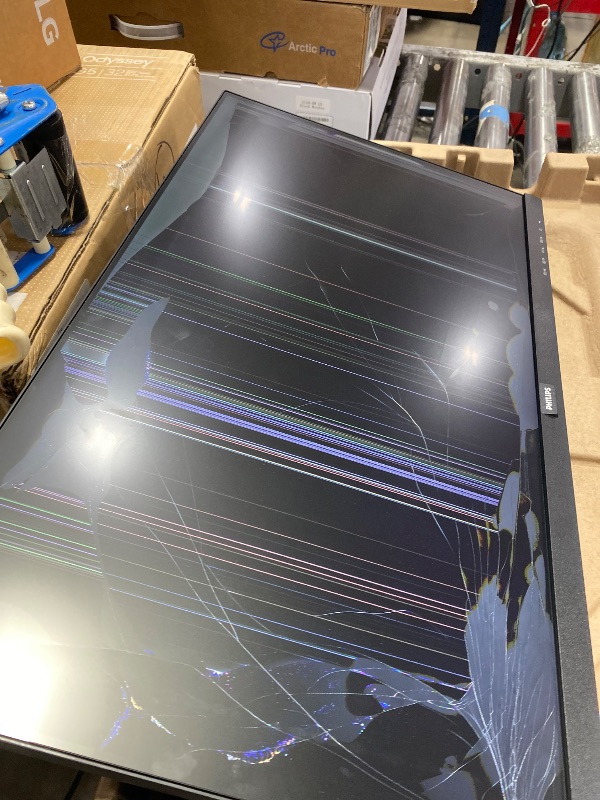 Photo 1 of **PARTS ONLY**Philips 24 Inch Computer Monitor FHD 100Hz VA VESA Flicker-Free, 241V8LB