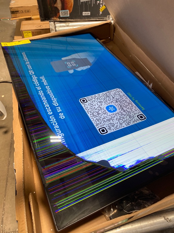 Photo 1 of **BROKEN SCREEN** Samsung 43-Inch Class U8000H Series Crystal UHD, 4K, Smart TV, 2026 Model