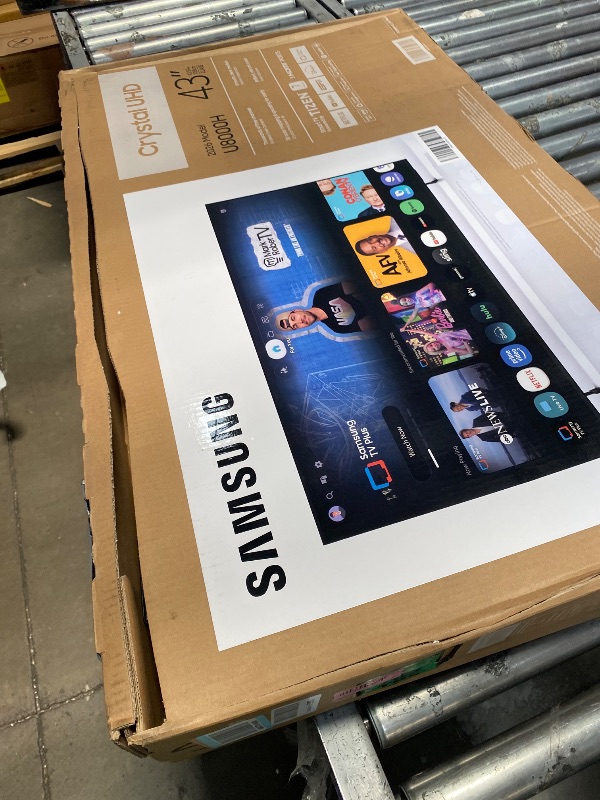 Photo 1 of **BROKEN SCREEN** Samsung 43-Inch Class U8000H Series Crystal UHD, 4K, Smart TV, 2026 Model