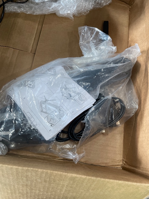 Photo 1 of **Broken Screen** Samsung 32-Inch Odyssey G3 (G30D) Series FHD Gaming Monitor, 1ms, 180Hz, AMD FreeSync, Adjustable Stand, Black Equalizer, Virtual Aim Point, Eye Saver Mode, Flicker-Free, LS32DG302ENXZA