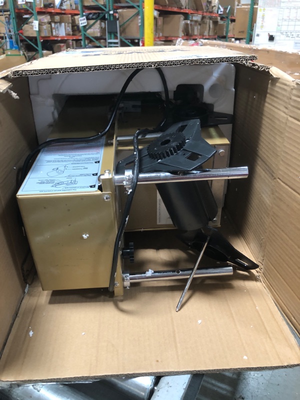 Photo 1 of **MISSING PARTS**VEVOR Fully Automatic Cup Sealing Machine, 500-650 Cups/H, Cup Sealer Machine for 180 mm Tall & 90/95 mm Cup, Electric Boba Tea Sealer with Digital Control LCD Panel for Bubble Milk Tea Coffee, Gold