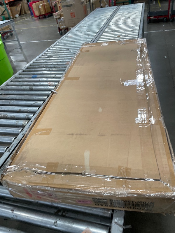 Photo 1 of *** PARTIAL SET BOX 2 OF 2***
Canopy Bed Frame Queen, Wooden Canopy Platform Bed with Headboard and Support Legs, No Box Spring Needed, Black