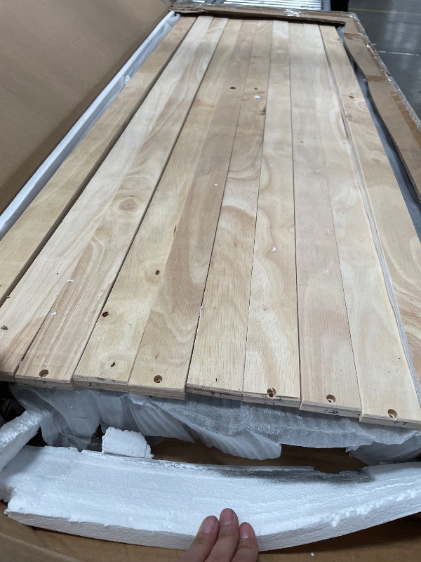 Photo 1 of *** PARTIAL SET BOX 2 OF 2***
Canopy Bed Frame Queen, Wooden Canopy Platform Bed with Headboard and Support Legs, No Box Spring Needed, Black