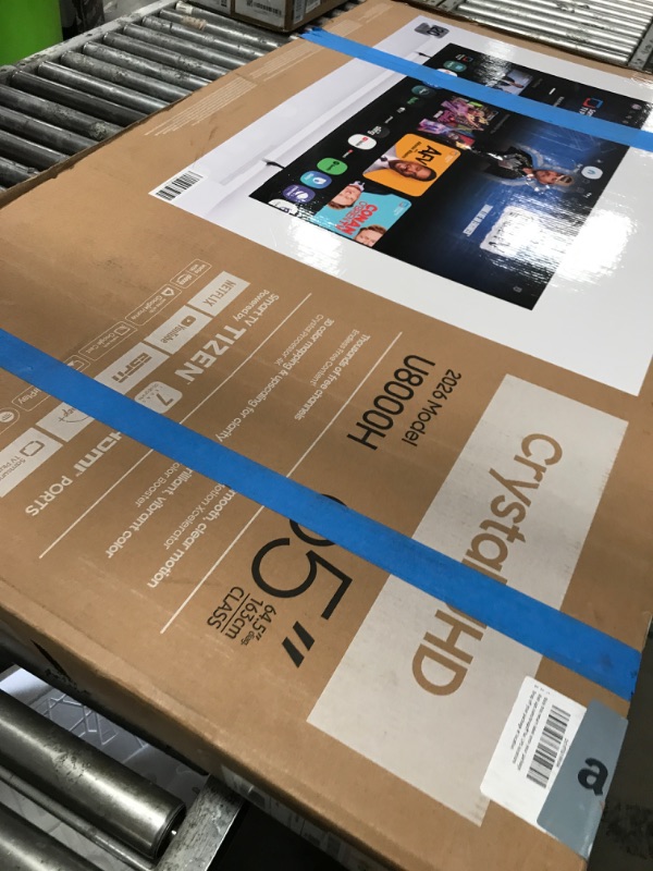 Photo 1 of **CRACKED SCREEN*** Samsung 65-Inch Class U8000H Series Crystal UHD, 4K, Smart TV, 2026 Model