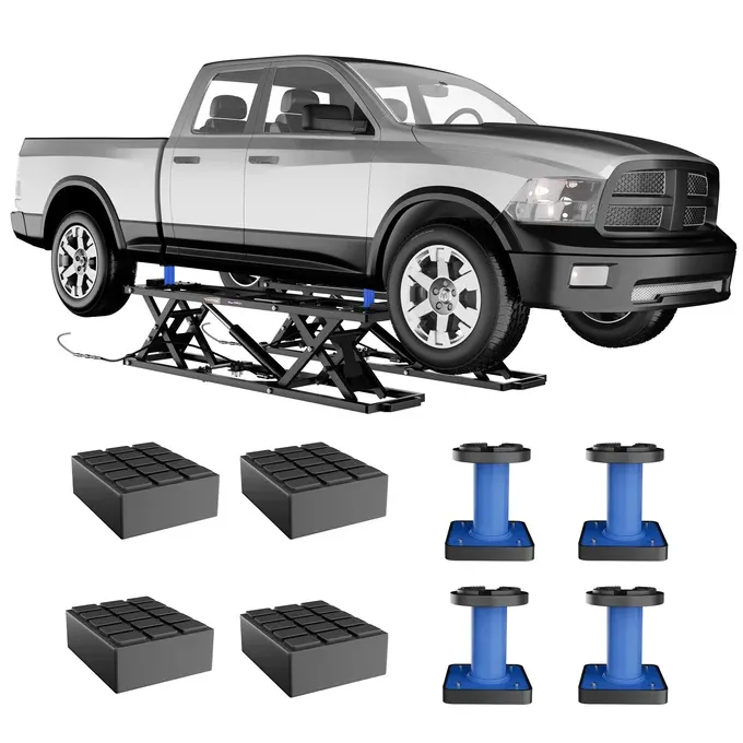 View 1 of *********THIS IS ONLY 1 OF THE VEHICLE LIFTS, MISSING ALL OF THE OTHER ITEMS**************
Garvee Portable Hydraulic Car Lift – 7000 lbs Capacity, Heavy-Duty Quick Jack for Home Garage – Adjustable Height 6.26"-27", Dual Safety Locks, Extension Plates, Wh
