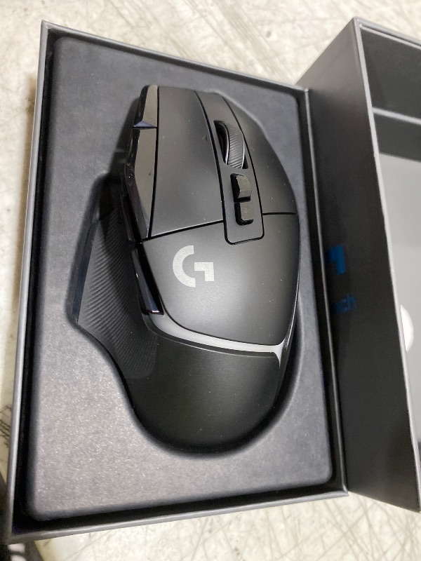 Photo 1 of Logitech G502 X Plus Wireless Gaming Mouse: Optical Switches, LIGHTSYNC RGB, 13 Buttons, Infinite Scroll Toggle, <130 hr Battery Life, USB-C, PowerPlay Wireless Charging Capable, for PC/MacOS - Black