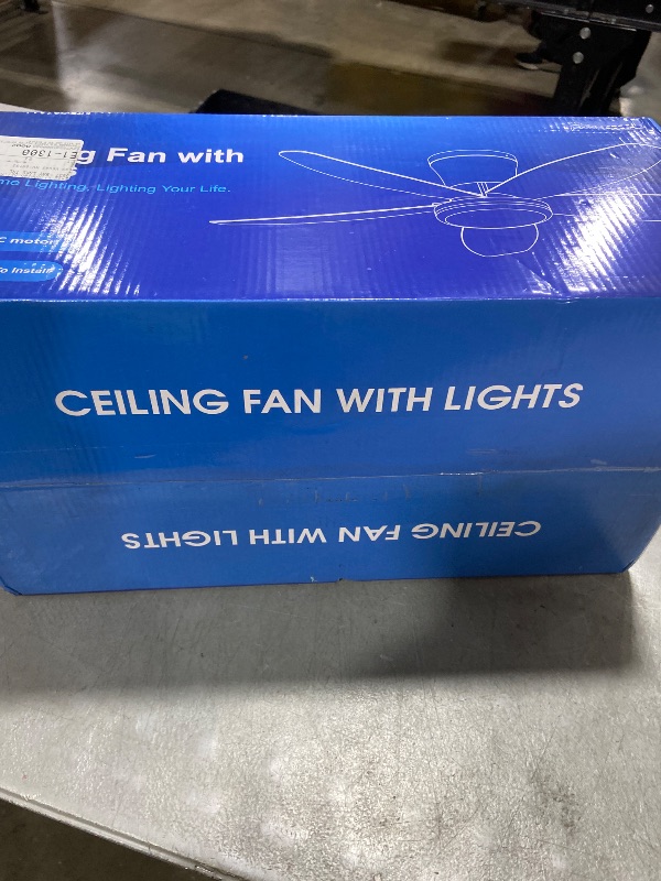 Photo 1 of Surtime Ceiling Fans with Lights-36 Low Profile Ceiling Fan with Light and Remote Control,Flush Mount,DC Reversible,LED Dimmable Blakc Ceiling Fans for Bedroom,Indoor/Outdoor Patio Use