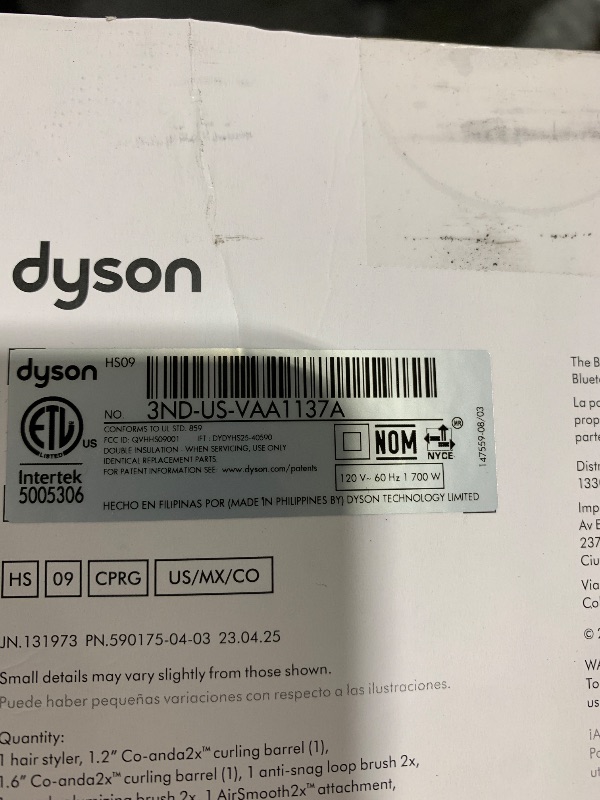 Photo 1 of Dyson Airwrap Co-anda2x Multi-Styler and Dryer Straight+Wavy in Ceramic Pink