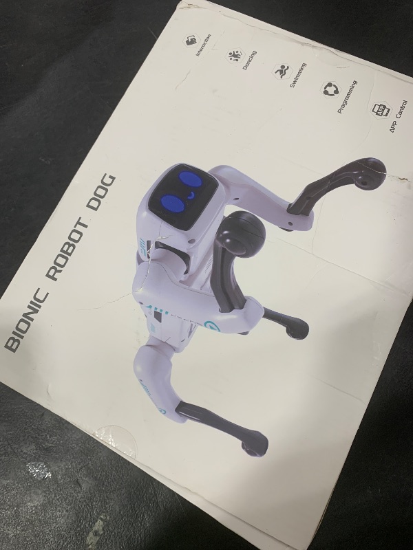 Photo 1 of SANCO Smart Robot Dog - Remote Control Robots Pets with APP Programming, Smart and Realistic Robotic Puppy, Interactive Actions and Perform Trick, Ideal Gifts for Kids Boys Adults