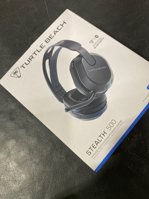 Photo 1 of Turtle Beach Stealth 500 Wireless Amplified Gaming Headset for PS5, PS4, PC, & Mobile – 40-Hr Battery, Bluetooth, Memory Foam Cushions, Flip-to-Mute Mic, EQ Presets, Companion App – Black