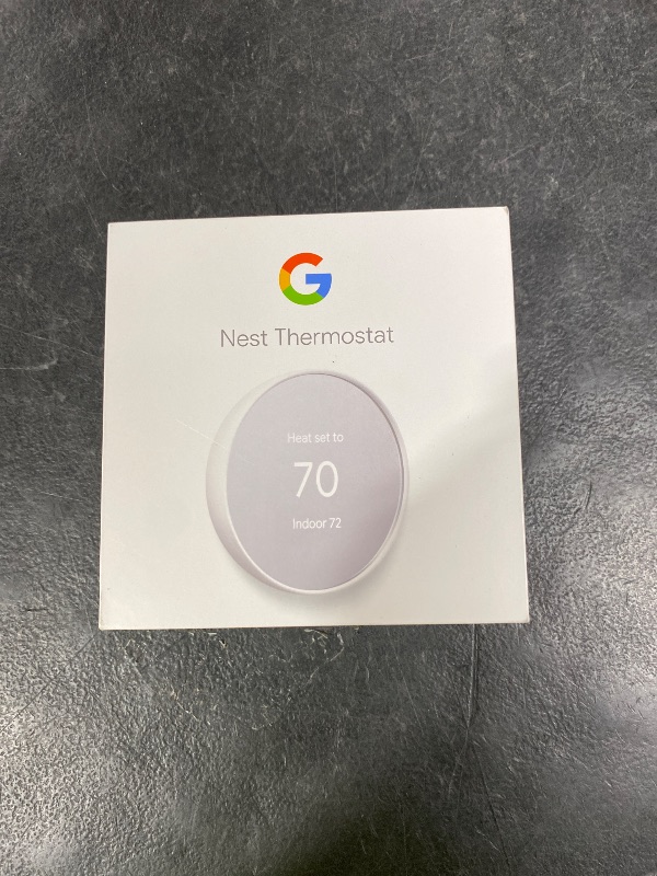 Photo 1 of Google Nest Thermostat - Smart Thermostat for Home - Programmable Wifi Thermostat - SnowLPNPMGR1030823
