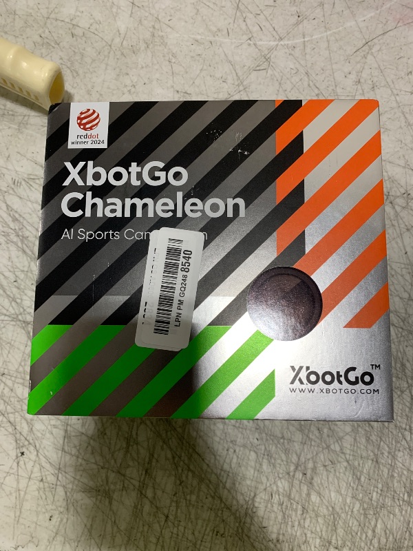 Photo 1 of XbotGo Chameleon AI Auto Sports Action Camera - 4K 60FPS Soccer Camera and Basketball Tracking Camera for Team Sports, Live Streaming, No Subscription, Works with iOS & Android (Lava Graphite)