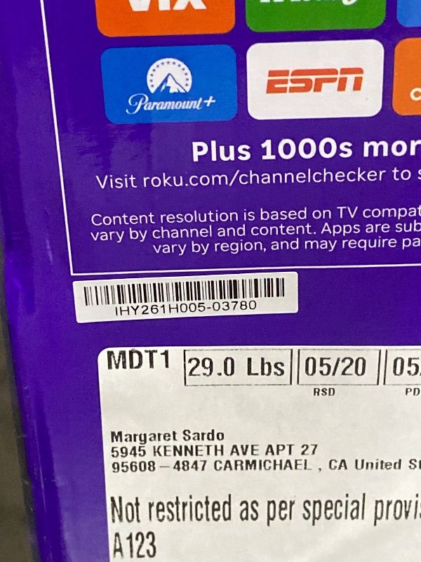 Photo 1 of Roku Smart TV 2026 – 55-Inch Select Series, 4K QLED TV – Roku TV with Voice Remote – Flat Screen QLED Television with Wi-Fi for Streaming Live Local News, Sports, & Movies – Bluetooth Headphone Mode