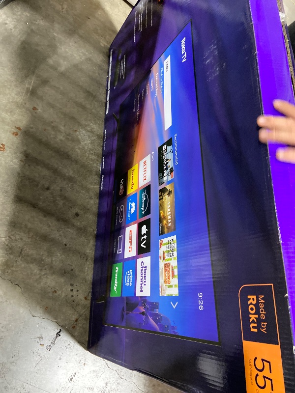 Photo 1 of Roku Smart TV 2026 – 55-Inch Select Series, 4K QLED TV – Roku TV with Voice Remote – Flat Screen QLED Television with Wi-Fi for Streaming Live Local News, Sports, & Movies – Bluetooth Headphone Mode