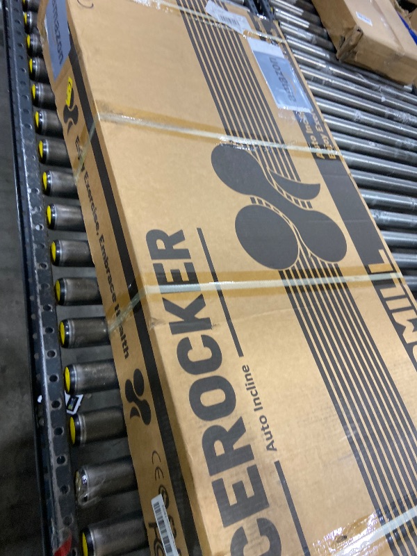 Photo 1 of PACEROCKER Walking Pad Treadmill - 12% 9-Level Auto Incline System - 450 lbs Heavy Duty Capacity (204.1 kg) - Bluetooth Speaker - LED Display - Under Desk Design - 5 MPH (8 km/h)