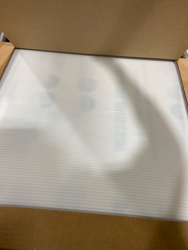 Photo 1 of Falken Design Clear Twin Wall Polycarbonate Panel - 24" x 72" x 1/4" (6mm) - UV Resistant Lightweight, Shatterproof Roof Sheet for DIY, Greenhouses, Sheds & Outdoor Use