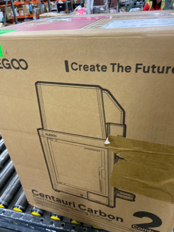 Photo 1 of ELEGOO Centauri Carbon 2 Combo Multi Color 3D Printer, CoreXY 500mm/s High Speed Multicolor Printing with Canvas, 1-Click Full Auto Leveling and 350°C High-Temp Nozzle, 256x256x256mm Build Volume