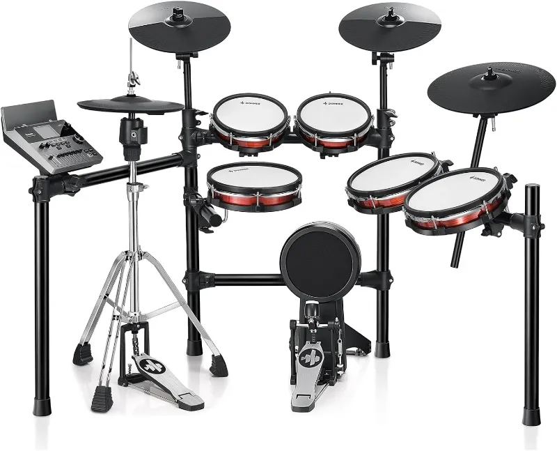 Photo 1 of Electric Drum Set DED-300 Pro, Electronic Drum Kit Adult, Professional Full Size